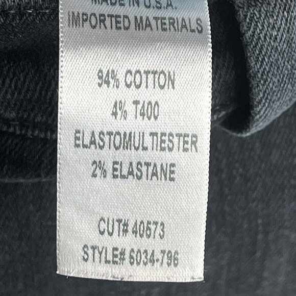 Citizens Of Humanity Mens Core Slim Straight‎ Leg Black Jeans Size 34x31 - Picture 9 of 9